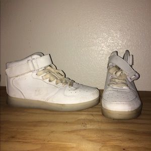 White rave shoes